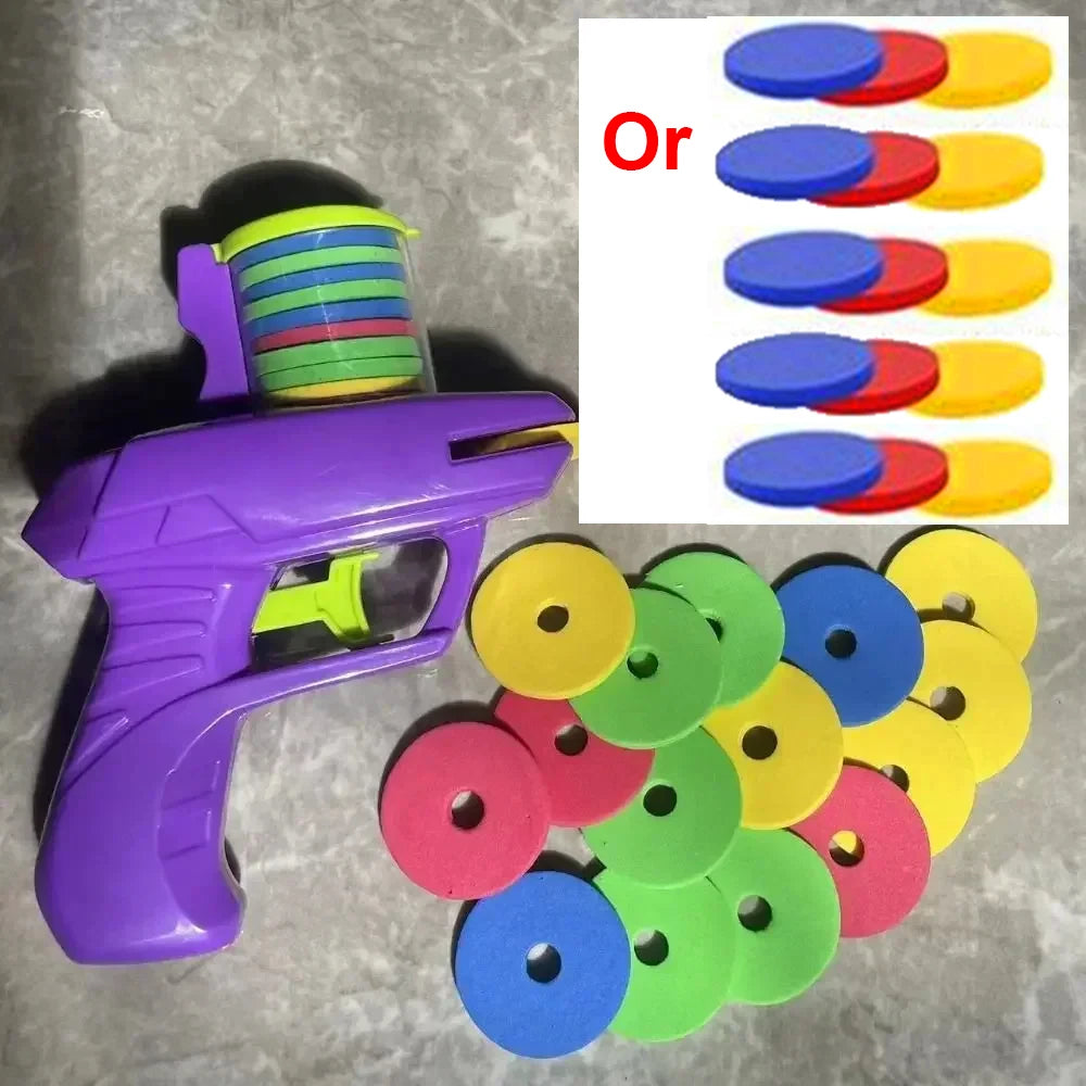 Purple foam disc gun