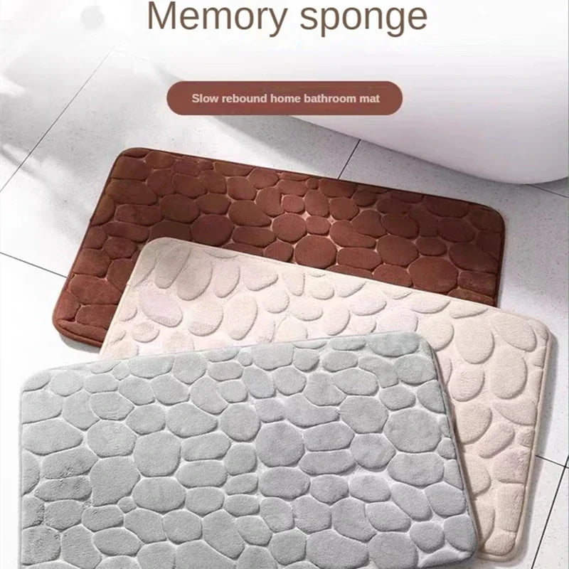 Cobblestone Microfiber Bath Mat