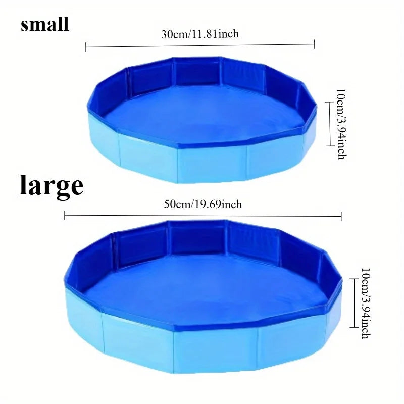 Foot spa basin folded