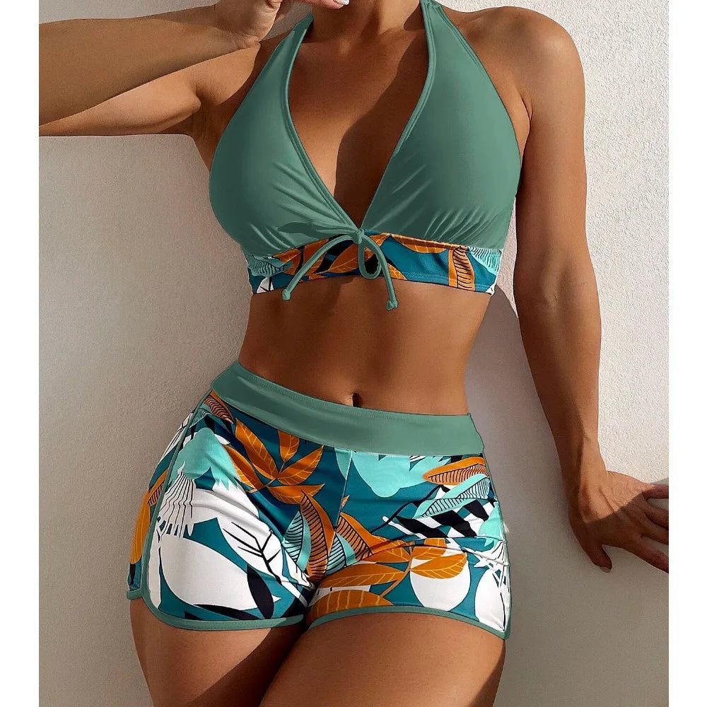 Dark Green bikini set