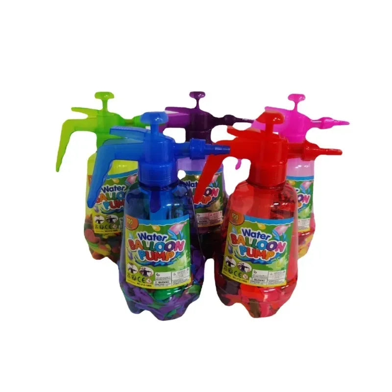 Water balloon filler kit in use