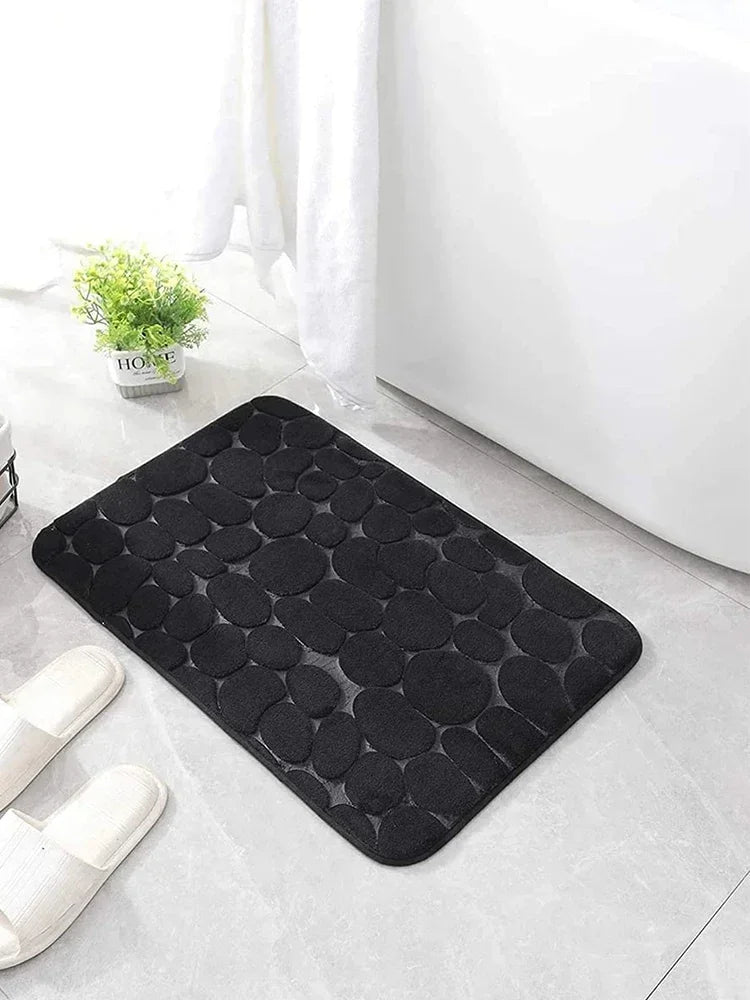 Cobblestone Microfiber Bath Mat
