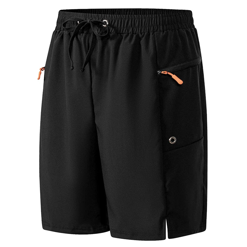 Black board shorts