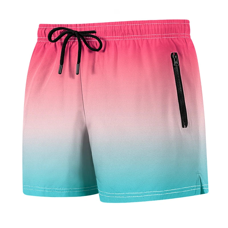RedBlue Gradient board shorts