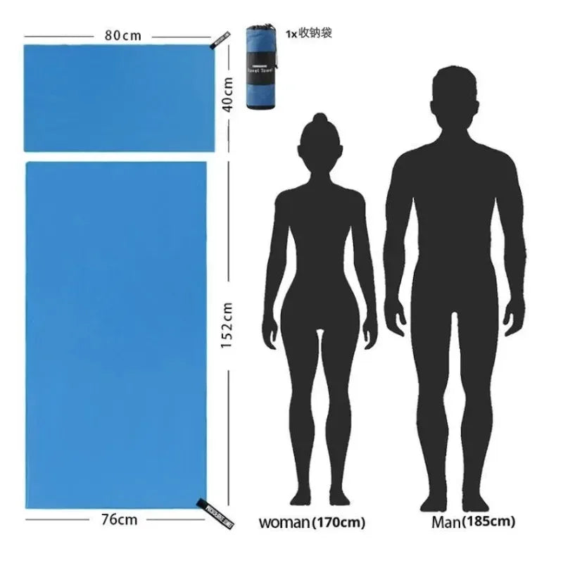 Quick-Dry Microfiber Sports Towel
