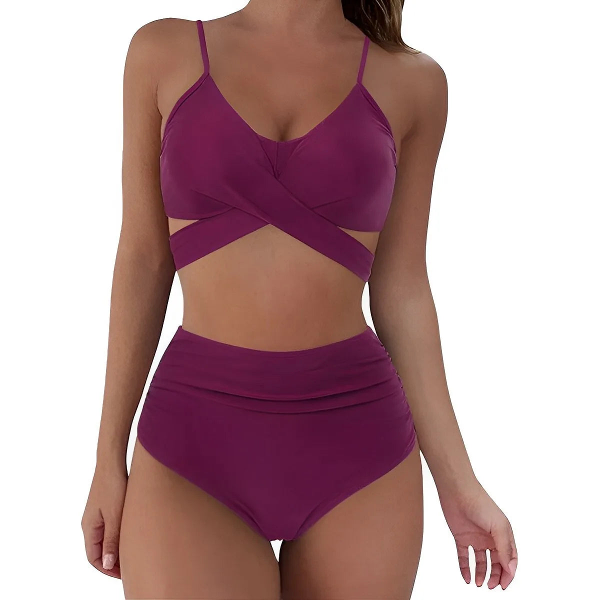 Purple bikini set