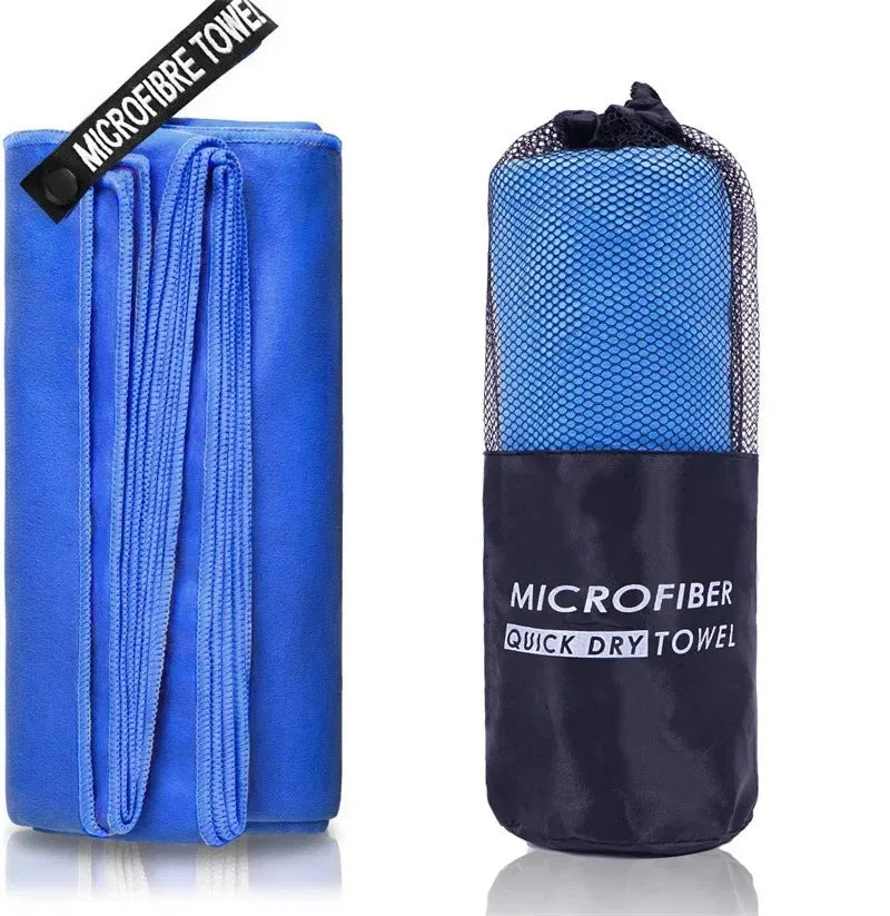 Quick-Dry Microfiber Sports Towel - Dark Blue