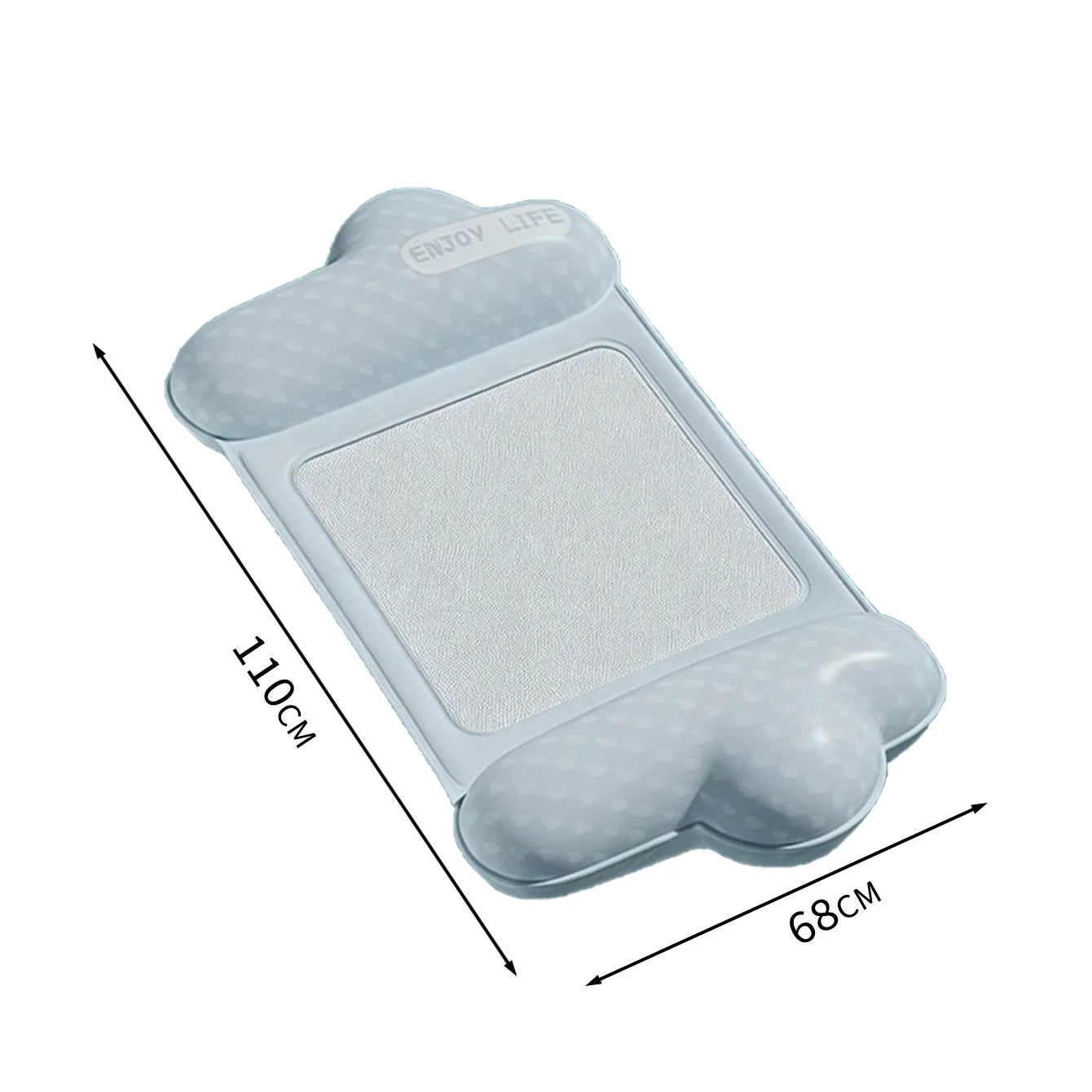 Inflatable Pool Float Lounger with Mesh Seat - Water Hammock Raft for Adults