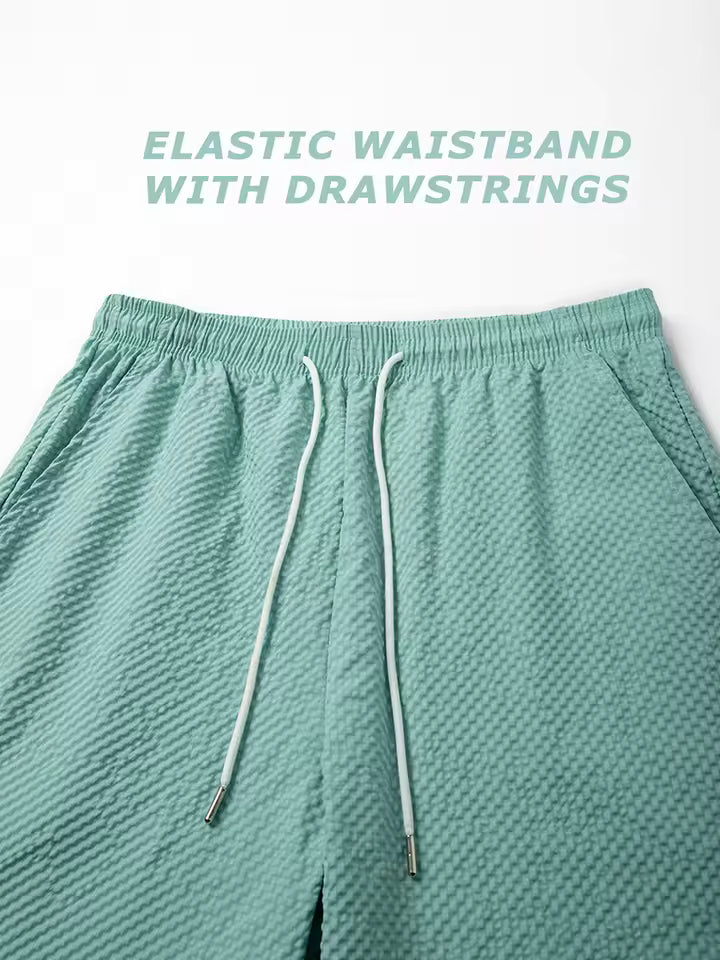 Men's Seersucker Beach Shorts lifestyle 2