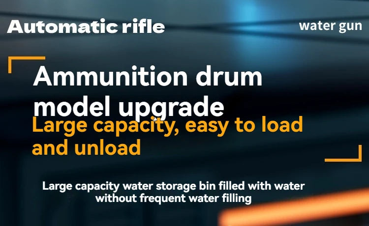 MK3 water gun ammunition drum model upgrade large capacity