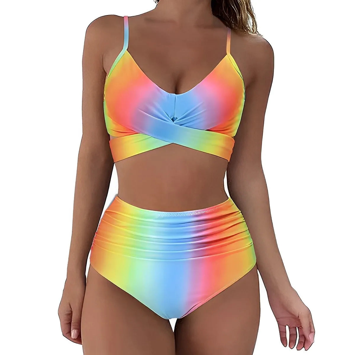Rainbow bikini set