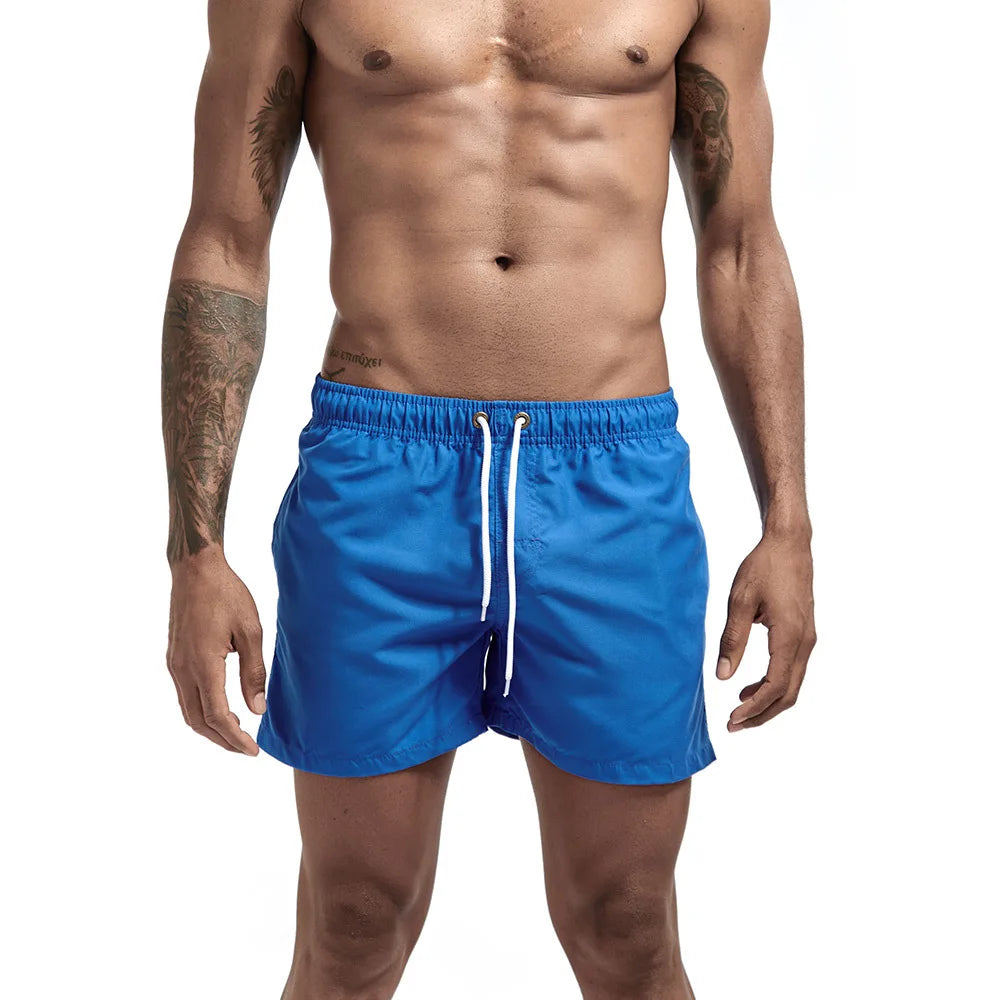 Blue board shorts