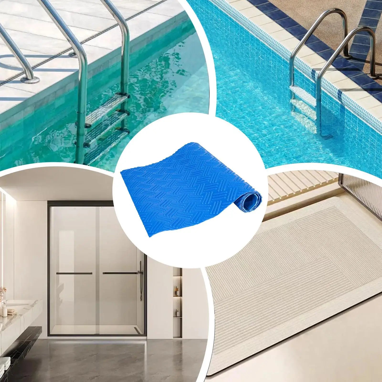 Non-Slip Pool Ladder Mat