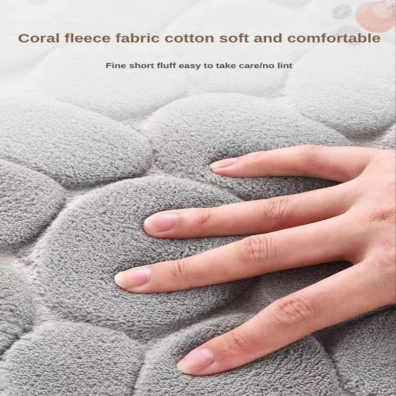 Cobblestone Microfiber Bath Mat