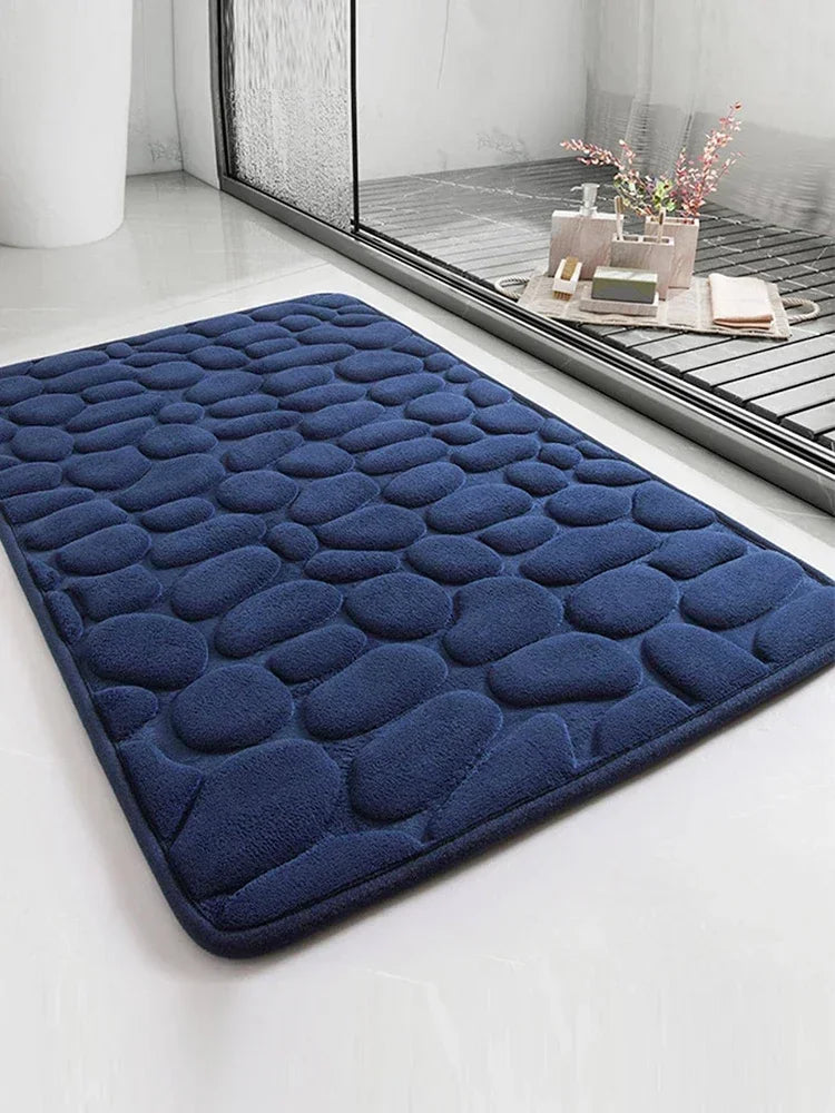 Cobblestone Microfiber Bath Mat