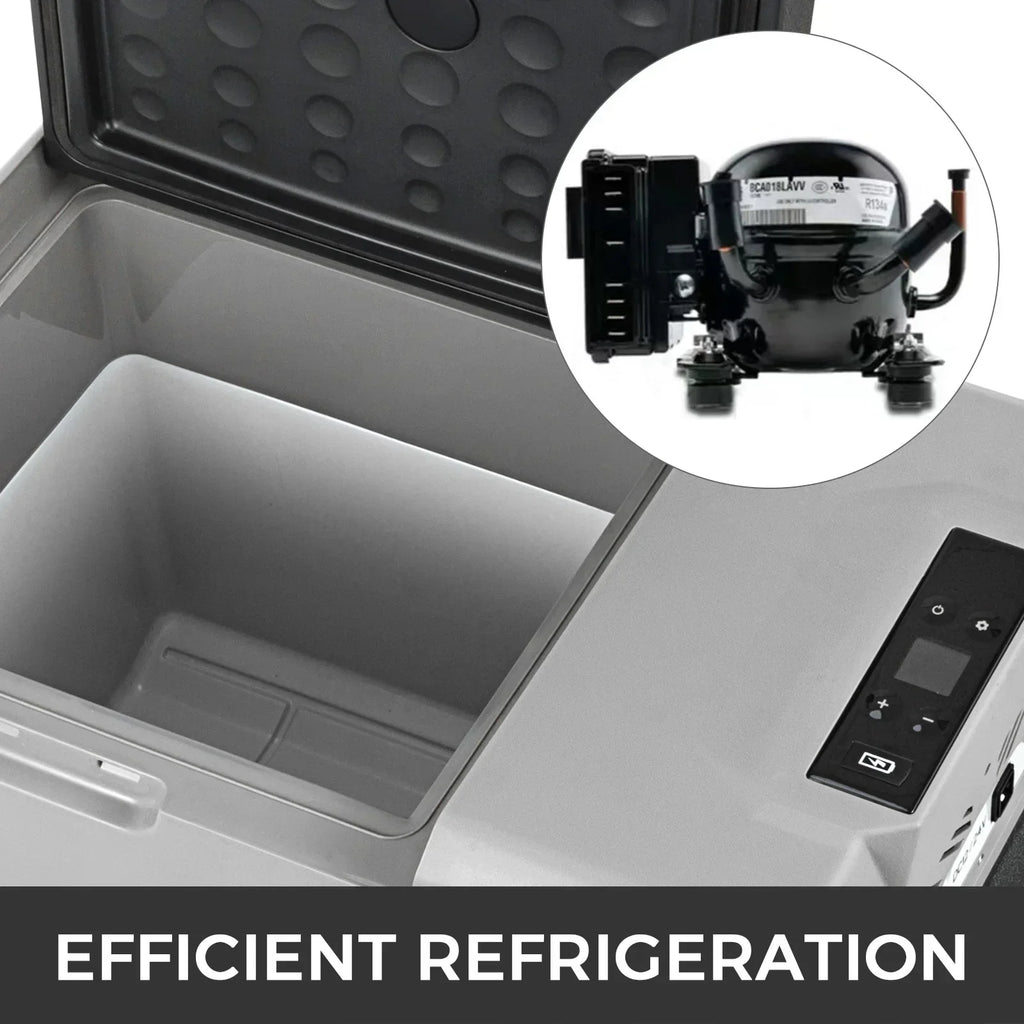 Car fridge control panel