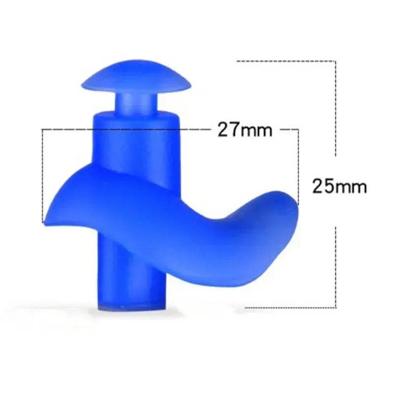 Waterproof Silicone Swimming Ear Plugs - Anti-Noise Diving & Sleep Earplugs Set