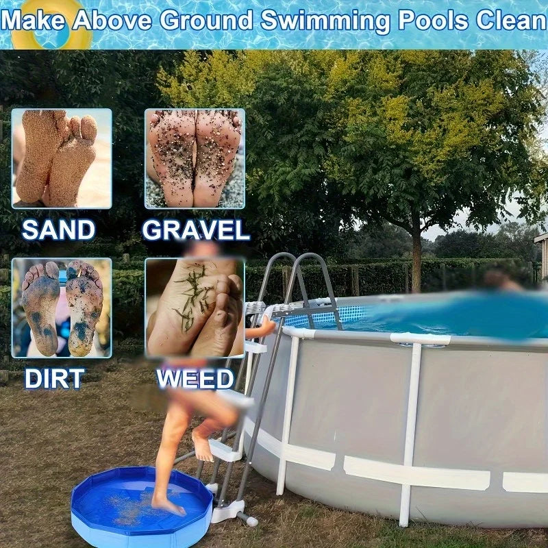 Foot spa basin closeup