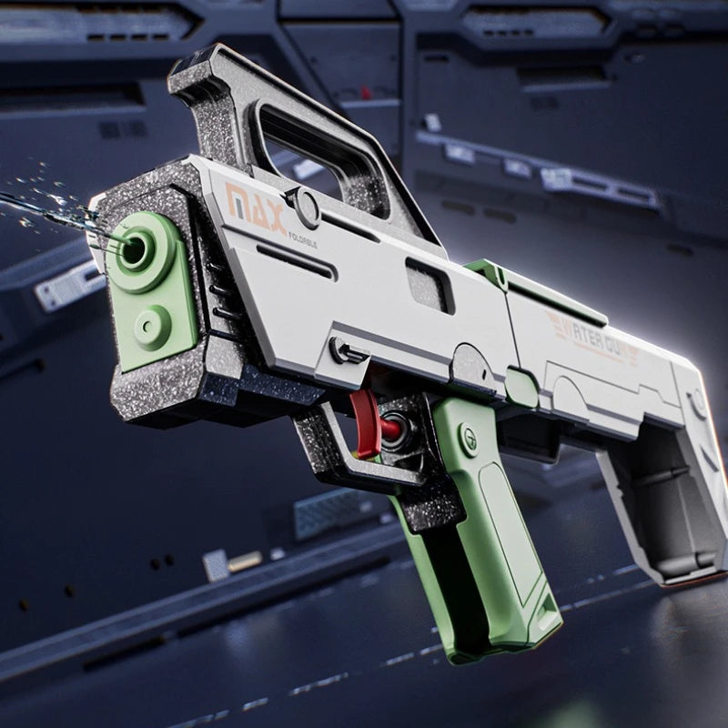 Folding water gun detail