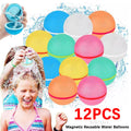Magnetic reusable water balloons
