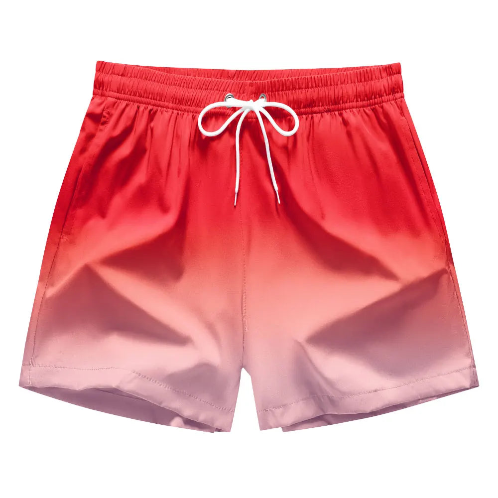 Gradient Red board shorts