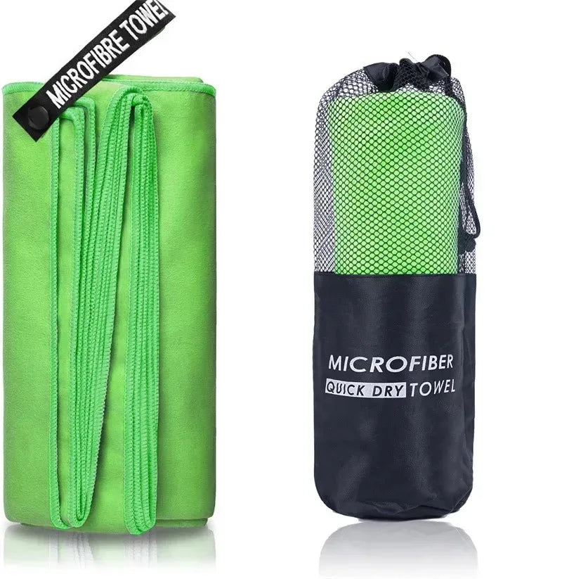 Quick-Dry Microfiber Sports Towel - Green