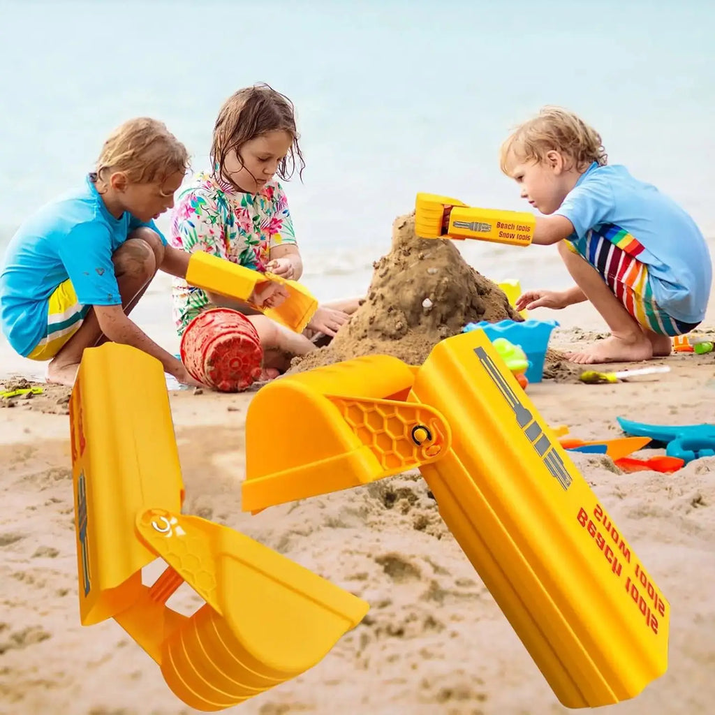 Kids Excavator Digging Claw Hand Tool - lifestyle beach