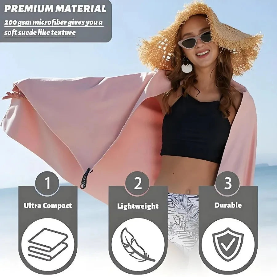 Quick-Dry Microfiber Sports Towel