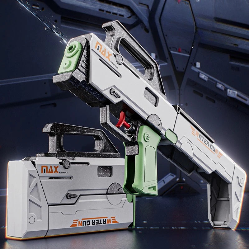 Folding water gun - White