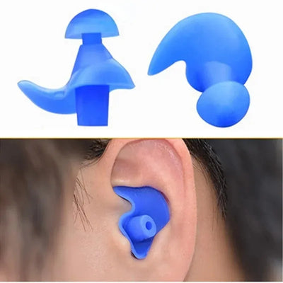 Waterproof Silicone Swimming Ear Plugs - Anti-Noise Diving & Sleep Earplugs Set