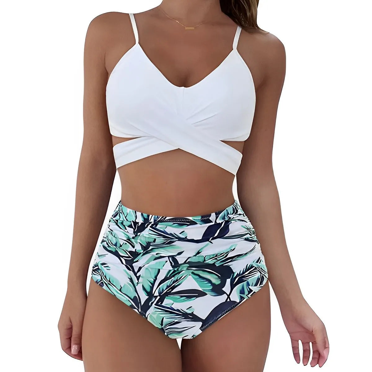White bikini set