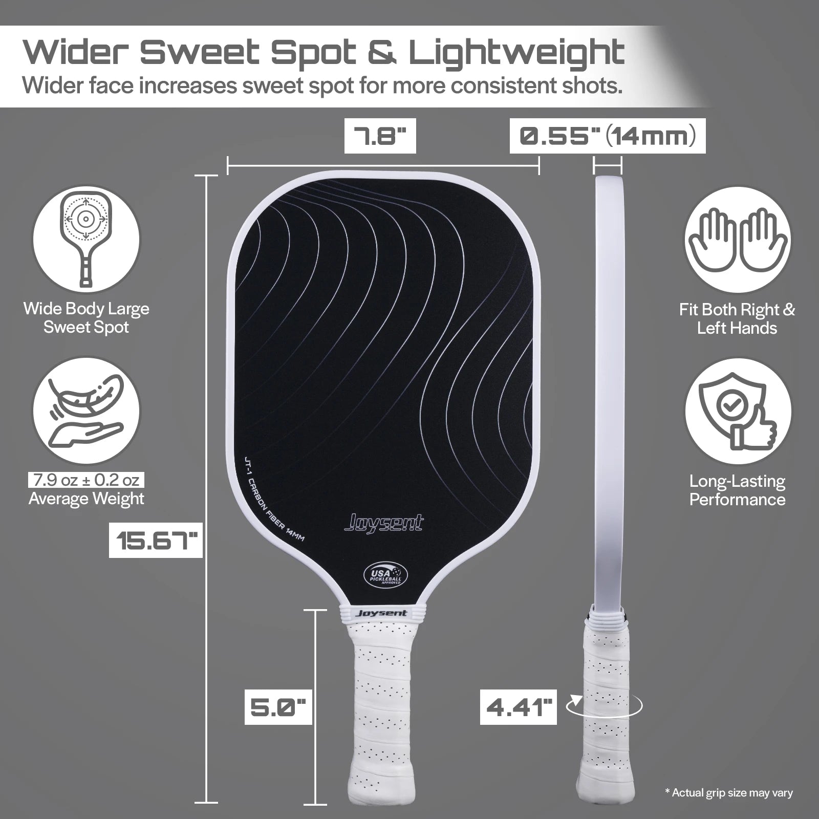 Joysent Pickleball Paddle White