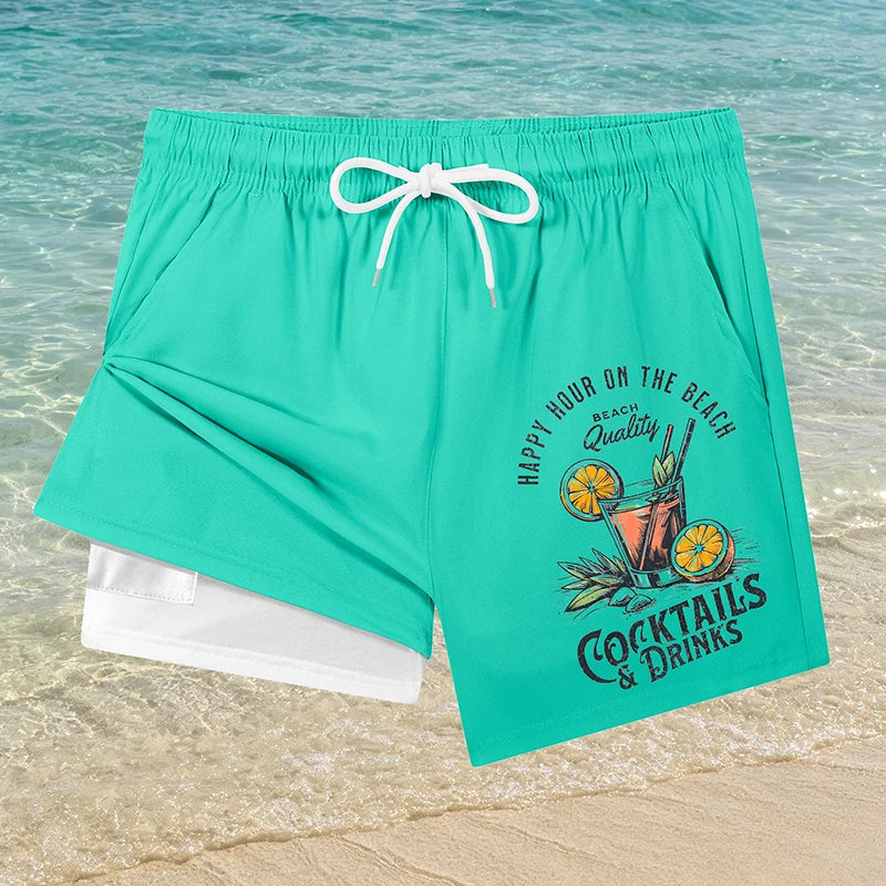 Teal Print