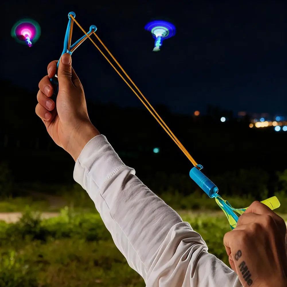 LED slingshot rocket launcher