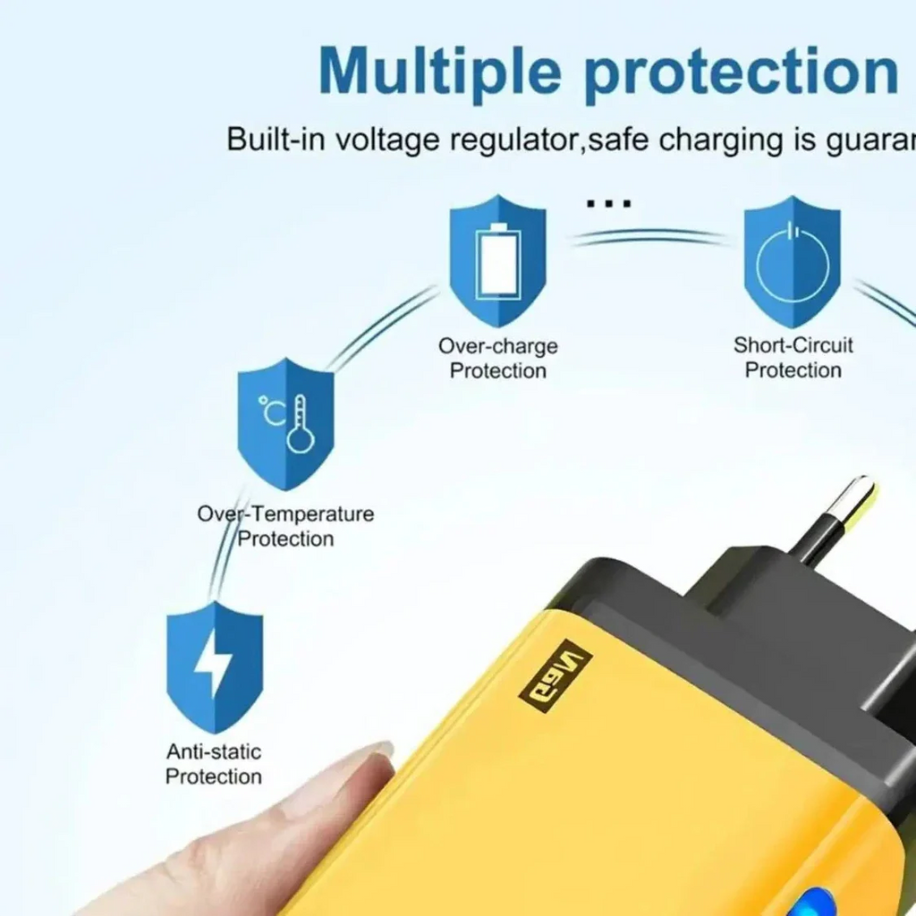 240W 5-in-1 GaN Desktop Charger — USB-C PD & USB